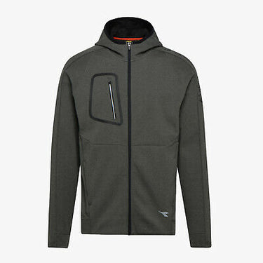 Felpa DIADORA Sweatshirt Cross FZ da uomo con zip lunga